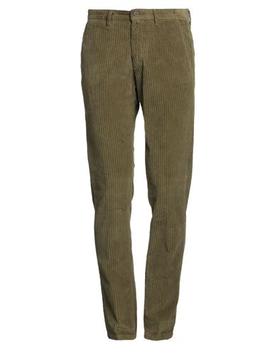 Avignon Man Pants Military Green Size 30 Cotton, Elastane In Green