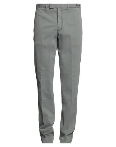 Avignon Man Pants Sage Green Size 38 Cotton, Elastane In Green