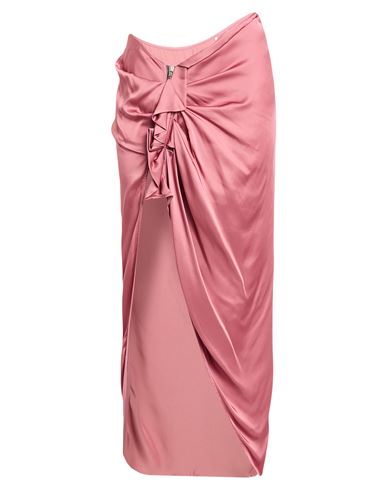 Rick Owens Woman Maxi Skirt Antique Rose Size 4 Acetate, Viscose In Pink