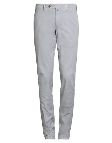 Verdera Man Pants Light Grey Size 30 Cotton, Elastic Fibres In Gray