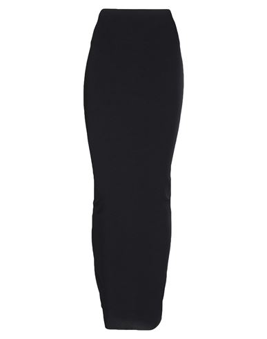 Rick Owens Lilies Woman Maxi Skirt Black Size 4 Viscose, Polyamide, Elastane In Black