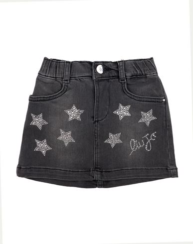 Liu •jo Toddler Girl Denim Skirt Grey Size 6 Cotton, Polyester, Elastane In Black