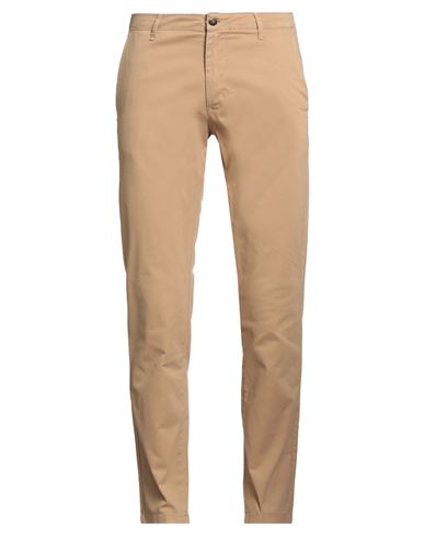 Squad² Man Pants Camel Size 38 Cotton, Elastane In Sand
