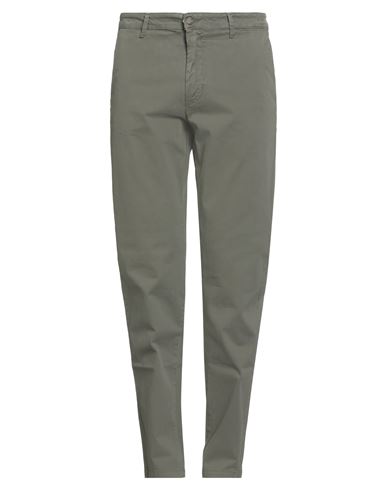Squad² Man Pants Military Green Size 36 Cotton, Elastane In Green