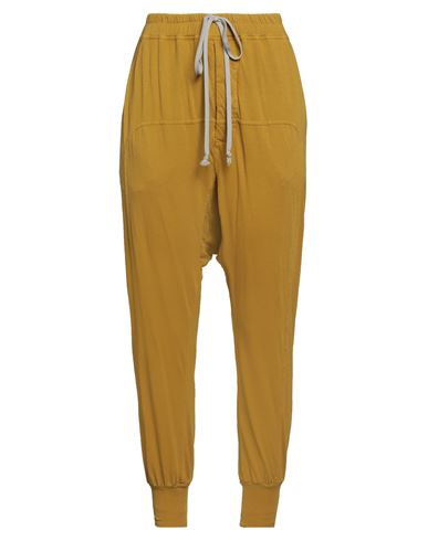 Rick Owens Drkshdw Drkshdw By Rick Owens Woman Pants Marigold Size S Cotton In Yellow
