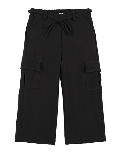 U+é Toddler Girl Pants Black Size 5 Polyester, Elastane In Black
