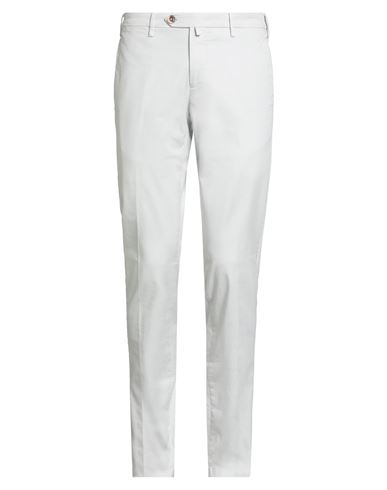 Verdera Man Pants Light Grey Size 40 Cotton, Elastane In Gray