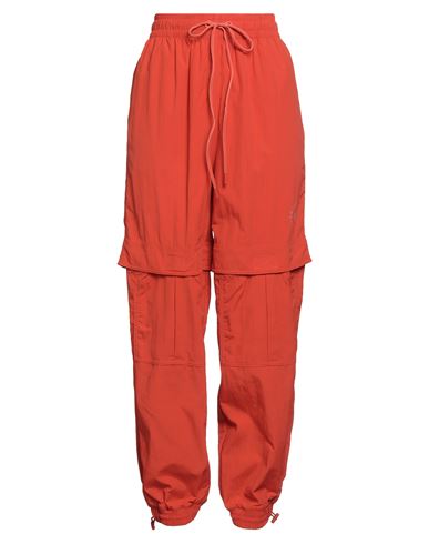 Adidas By Stella Mccartney Woman Pants Orange Size L Recycled Polyacrylic In Red