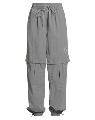 Adidas By Stella Mccartney Woman Pants Grey Size M Recycled Polyamide In Gray