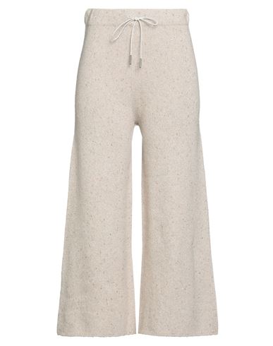 Fabiana Filippi Woman Pants Beige Size 10 Cashmere, Polyamide, Polyester In Neutral