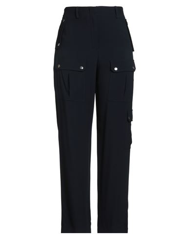 Liviana Conti Woman Pants Navy Size 8 Viscose, Acetate In Black