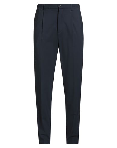 Altea Man Pants Midnight Blue Size M Virgin Wool, Elastane In Blue