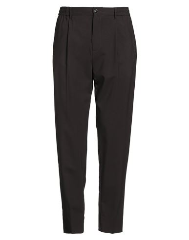 Altea Man Pants Chocolate Brown Size L Virgin Wool, Elastane In Brown