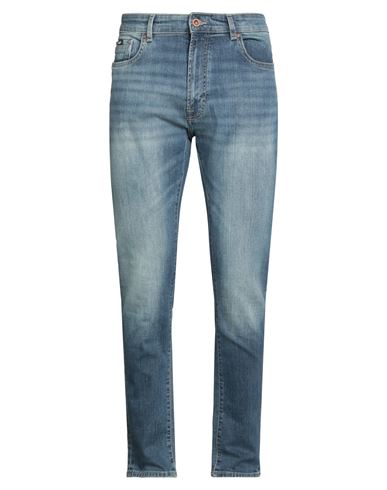Gas Man Jeans Blue Size 29w-32l Cotton, Polyester, Elastane In Blue