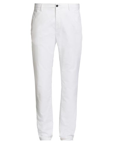 Incotex Slacks By Slowear Man Pants White Size 38 Cotton, Elastane In Yellow
