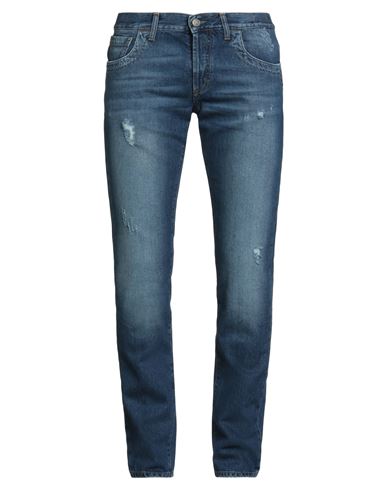 Bikkembergs Man Jeans Blue Size 33 Cotton In Blue