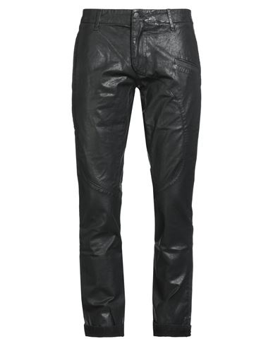 Bikkembergs Man Pants Black Size 32 Cotton, Elastane In Black