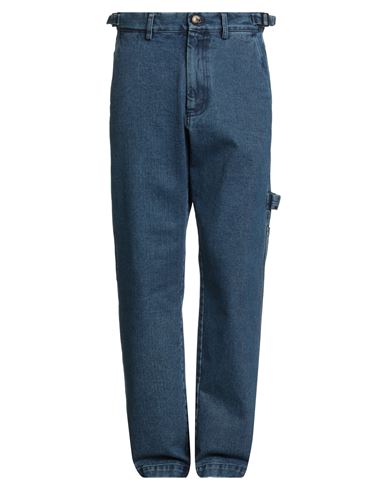 C.9.3 Man Jeans Blue Size 30 Cotton In Brown