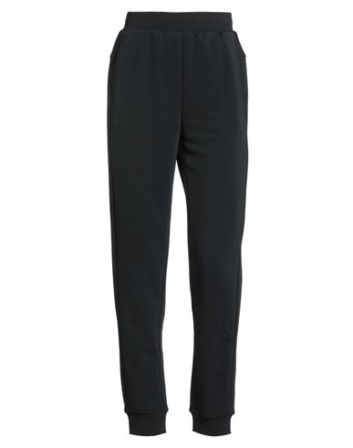 Calvin Klein Sport Woman Pants Black Size Xxs Recycled Polyester, Elastane