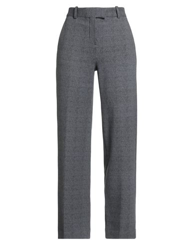 Circolo 1901 Woman Pants Navy Size 10 Cotton, Elastane In Gray
