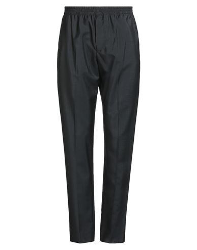 Dior Man Pants Charcoal Size 30 Virgin Wool, Mohair Wool In Black