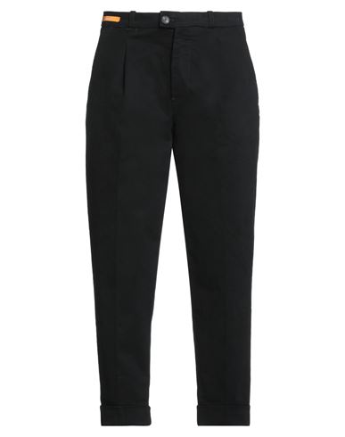 Re-hash Re_hash Man Pants Black Size 33 Cotton, Elastane In Black