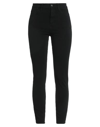 Guess Woman Pants Black Size 30w-29l Cotton, Elastane In Black