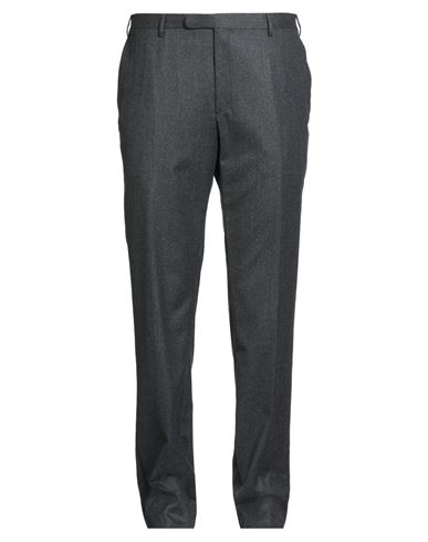 Cc Collection Corneliani Man Pants Charcoal Size 38 Virgin Wool In Black