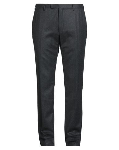 Cc Collection Corneliani Man Pants Charcoal Size 38 Virgin Wool In Black