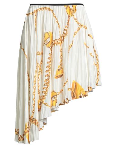 Burberry Woman Midi Skirt Ivory Size 4 Polyester In White