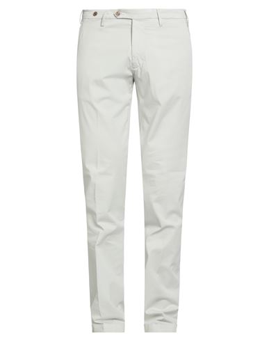 Filetto Man Pants Light Grey Size 34 Cotton, Elastane In Gray