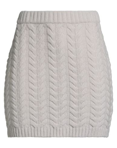 Eleonora Gottardi Woman Mini Skirt Beige Size S Wool, Cashmere In Neutral