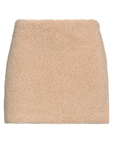 Tod's Woman Mini Skirt Sand Size Onesize Virgin Wool, Polyamide