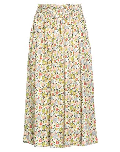 The Great . Woman Midi Skirt Green Size 1 Silk