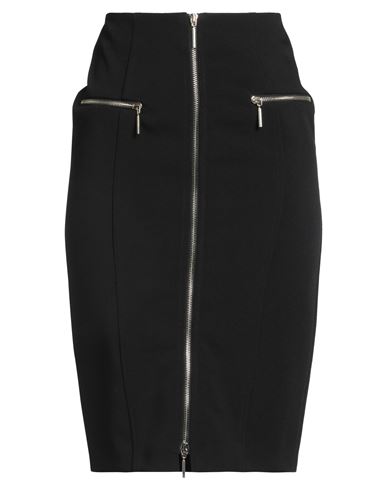 Simona Corsellini Woman Midi Skirt Black Size 8 Polyester, Elastane