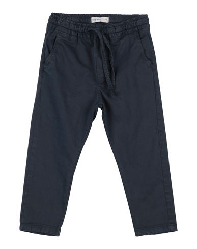 Manuel Ritz Toddler Boy Pants Midnight Blue Size 5 Cotton, Elastane In Blue