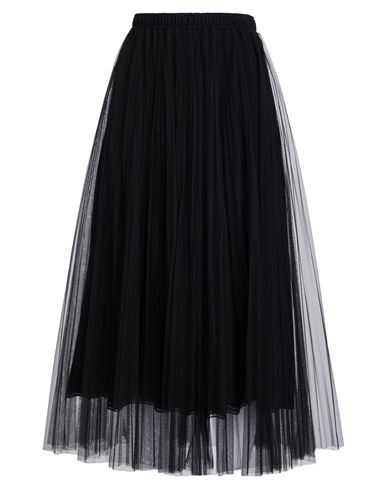 Ermanno Scervino Woman Midi Skirt Black Size 4 Polyamide In Black