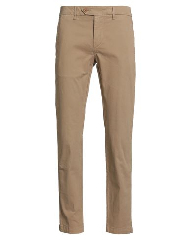 0/zero Construction Man Pants Camel Size 31 Cotton, Elastane In Brown