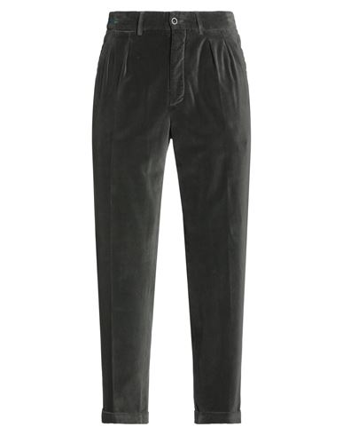 Boglioli Man Pants Dark Green Size 32 Cotton In Black