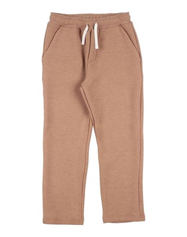 Paolo Pecora Toddler Boy Pants Camel Size 6 Polyester, Viscose, Elastane In Brown