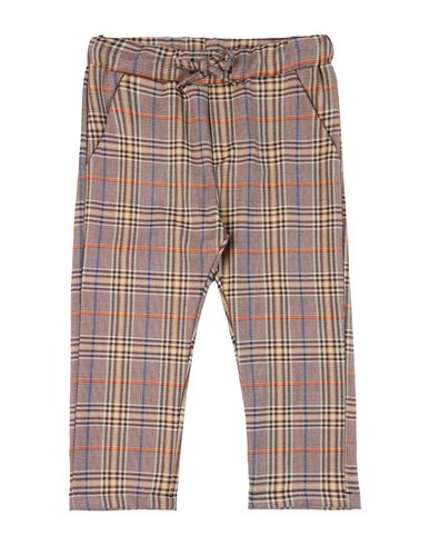 U+é Toddler Boy Pants Beige Size 6 Polyester, Viscose, Elastane In Multi