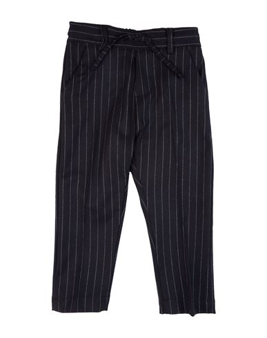 Paolo Pecora Toddler Boy Pants Midnight Blue Size 6 Polyester, Viscose, Elastane In Black