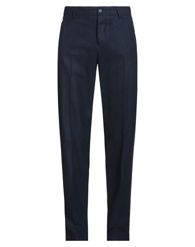 Boglioli Man Pants Midnight Blue Size 40 Virgin Wool In Blue
