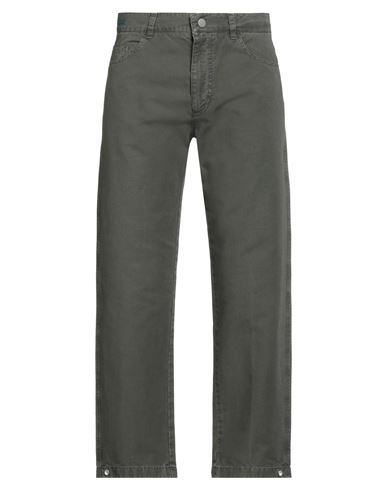 Boglioli Man Pants Charcoal Size 32 Cotton In Black