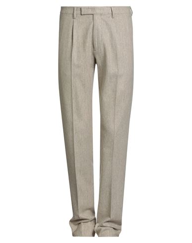Boglioli Man Pants Beige Size 40 Virgin Wool In Brown