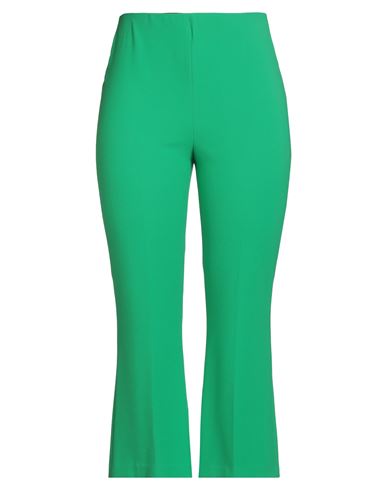 Hanita Woman Pants Green Size 10 Polyester In Green
