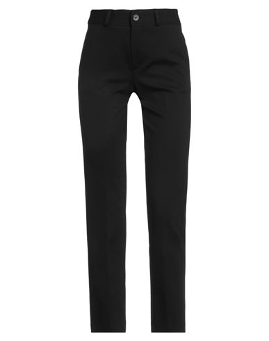 Anna Seravalli Woman Pants Black Size 2 Viscose, Polyamide, Elastane In Black