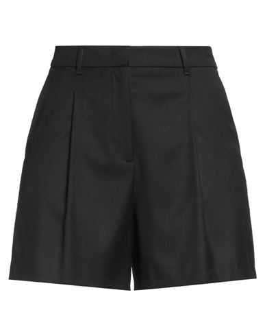 Liu •jo Woman Shorts & Bermuda Shorts Black Size 12 Polyester, Viscose, Elastane In Black