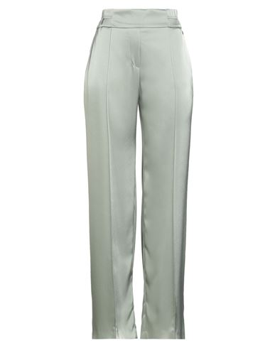 Marc Cain Woman Pants Sage Green Size 6 Triacetate, Elastane In Multi
