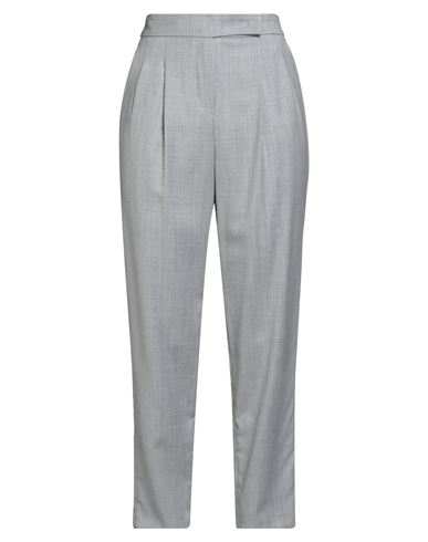 Windsor . Woman Pants Light Grey Size 10 Virgin Wool, Elastane In Multi